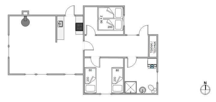 Ferienhaus 61040 in Fyrrevænget 6, Ho - Bild #5