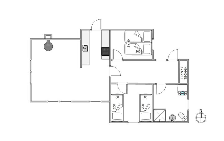 Ferienhaus 61040 in Fyrrevænget 6, Ho - Bild #13