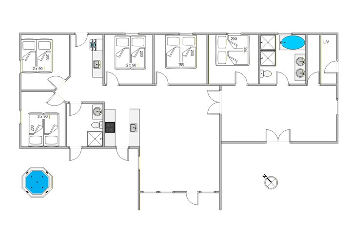Sommerhus 61092 på Nørballevej 18, Ho - Billede #5
