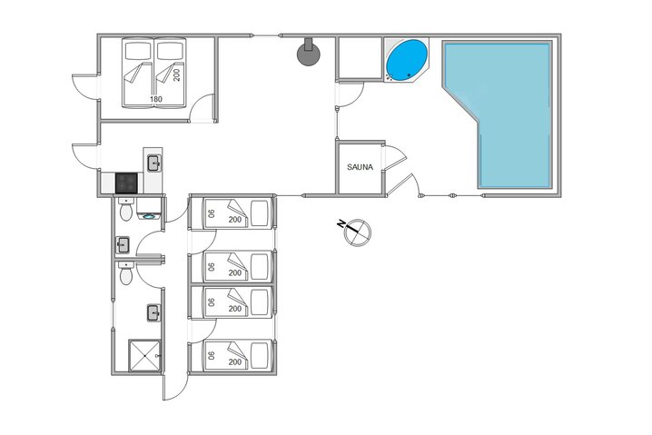 Ferienhaus 61093 in Vestervænget 11, Ho - Bild #13