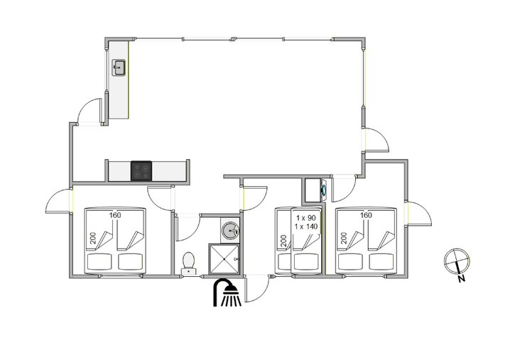 Sommerhus 61103 på Toftevej 1, Ho - Billede #13
