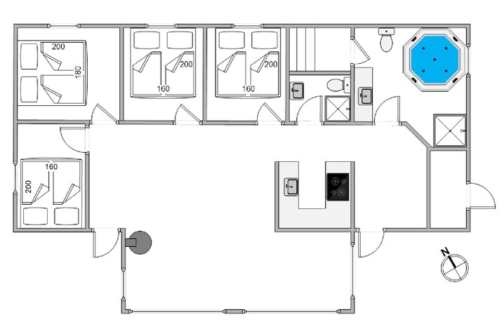Ferienhaus 61198 in Vestervænget 2, Ho - Bild #13