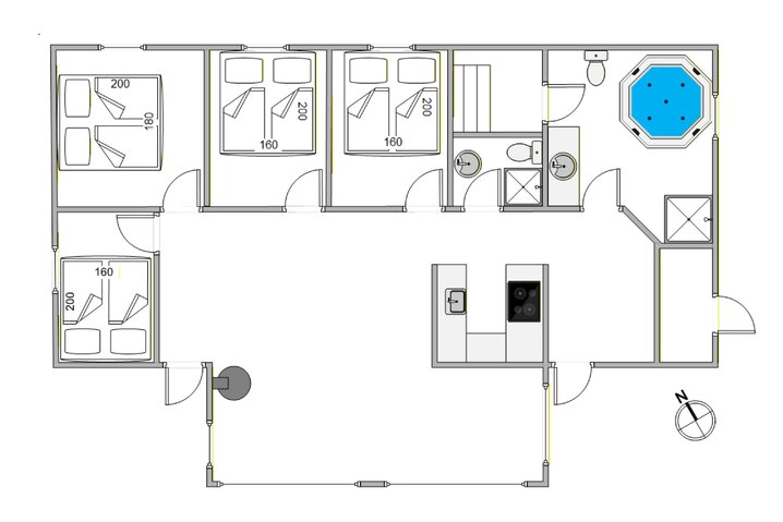Ferienhaus 61198 in Vestervænget 2, Ho - Bild #13