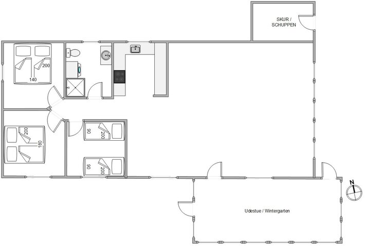 Ferienhaus 71016 in Vesten Bavnen 44, Fanø Bad - Bild #5