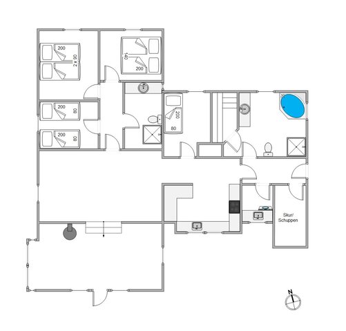 Ferienhaus 71183 in Nålevej 12, Fanø Bad - Bild #5