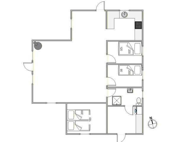 Ferienhaus 71201 in Norges Fjelde 40, Fanø Bad - Bild #13