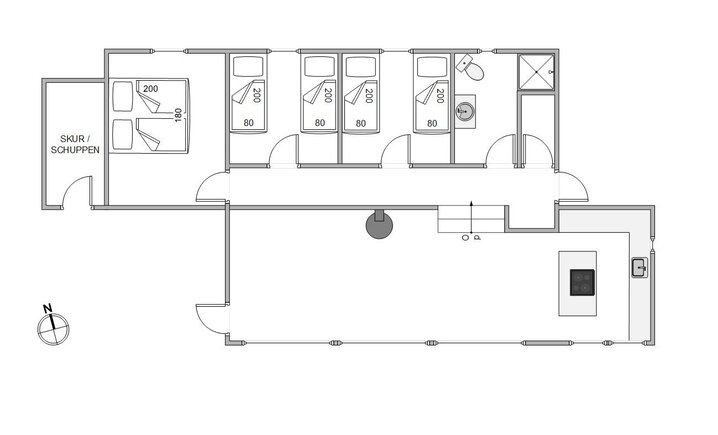 Ferienhaus 72064 in Vagtbjergvej 29, Rindby - Bild #13