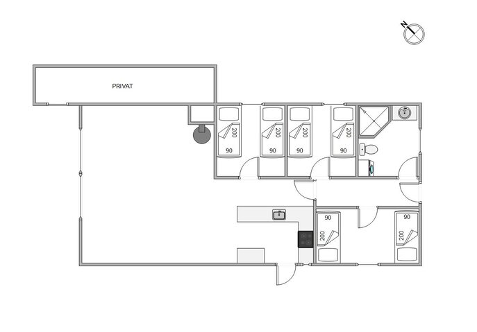 Ferienhaus 72073 in Strandgårdsvej 4, Rindby - Bild #13