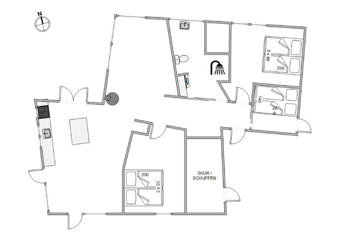 Ferienhaus 72074 in Kirkevejen 71, Rindby - Bild #13