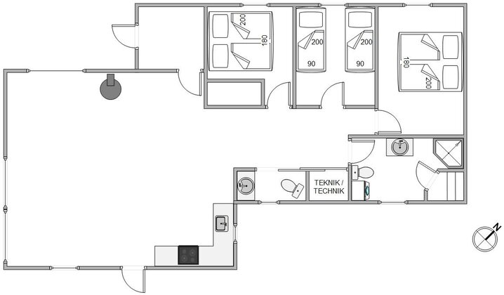 Ferienhaus 72092 in Toppen 7, Rindby - Bild #13