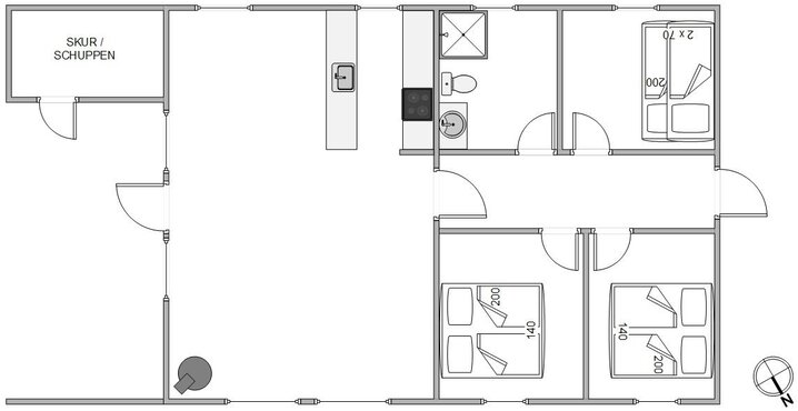 Sommerhus 72130 på Hedemarken 35, Rindby - Billede #13