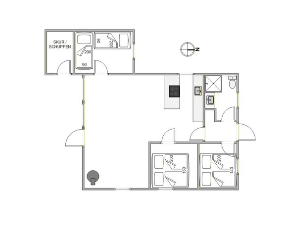 Ferienhaus 72146 in Hedemarken 8, Rindby - Bild #13