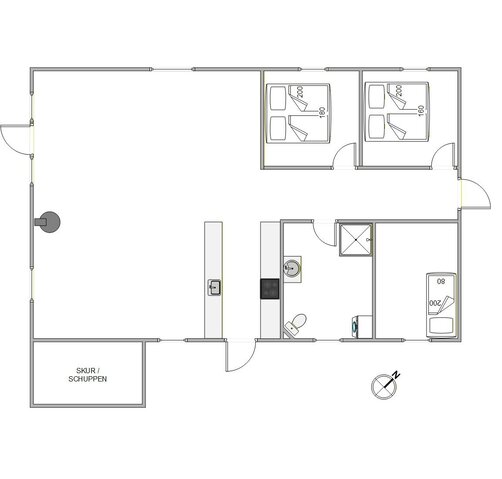 Ferienhaus 72154 in Nygårdstoft 9, Rindby - Bild #13