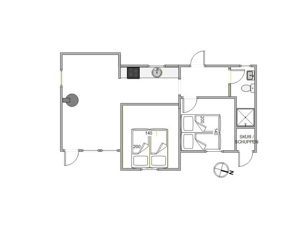 Ferienhaus 72156 in Store Klit 51, Rindby Strand - Bild #13