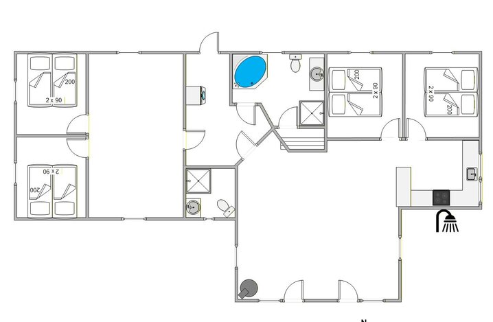 Sommerhus 72186 på Sønder Kirketoft 9, Rindby - Billede #13