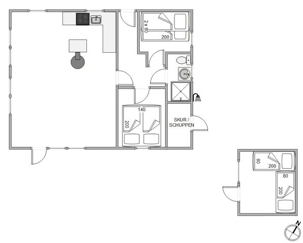 Ferienhaus 72214 in Sønder Meldbjergdal 9, Rindby - Bild #13