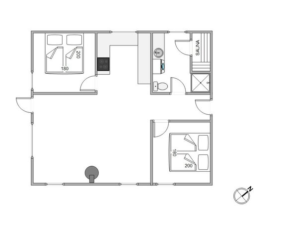 Ferienhaus 73017 in Lodne Bjerge 30, Sønderho - Bild #13