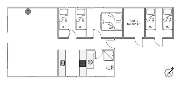 Sommerhus 73018 på Lodne Bjerge 25, Sønderho - Billede #13