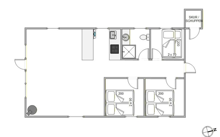 Ferienhaus 73063 in Skræddermarken 47, Sønderho - Bild #13