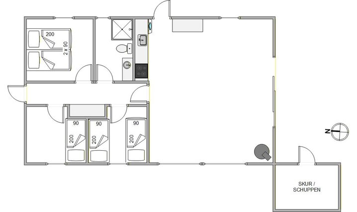 Ferienhaus 73097 in Sønderho Strandvej 31, Sønderho - Bild #13