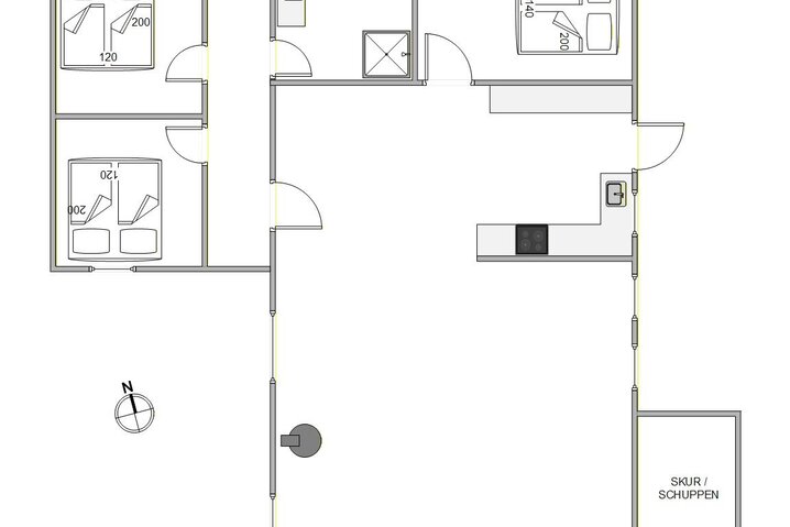Ferienhaus 73125 in Præstemarken 9, Sønderho - Bild #5