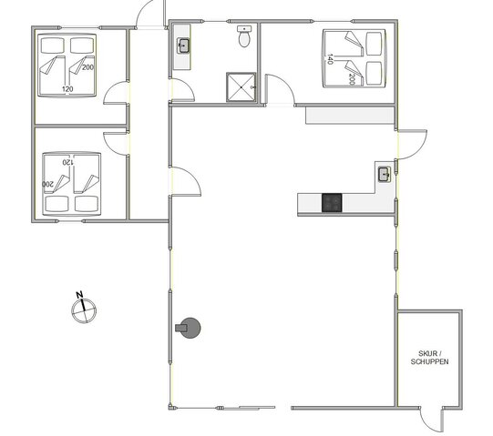 Ferienhaus 73125 in Præstemarken 9, Sønderho - Bild #5