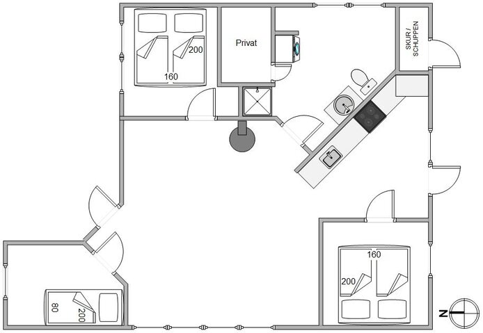 Ferienhaus 73167 in Bjerges Leje 6, Sønderho - Bild #0
