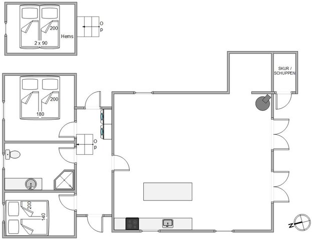Ferienhaus 73181 in Søndermarken 22A, Sønderho - Bild #13