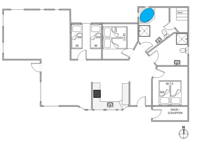 Sommerhus 73204 på Præstemarken 4, Sønderho - Billede #13