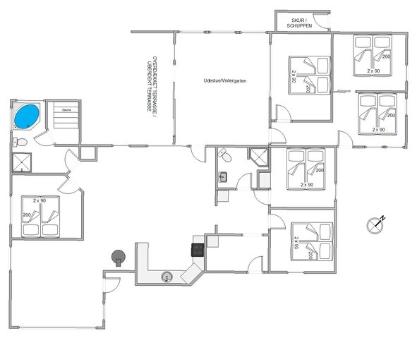 Sommerhus 73210 på Præstens Toft 7A, Sønderho - Billede #13