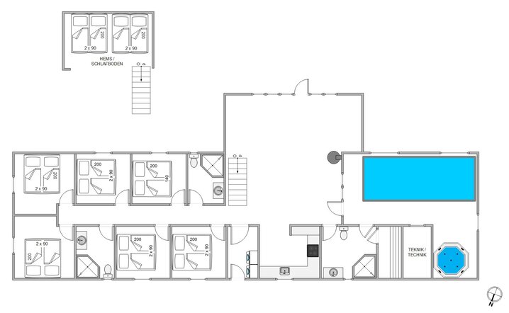 Ferienhaus 80064 in Juvrevej 55, Toftum, Rømø - Bild #13