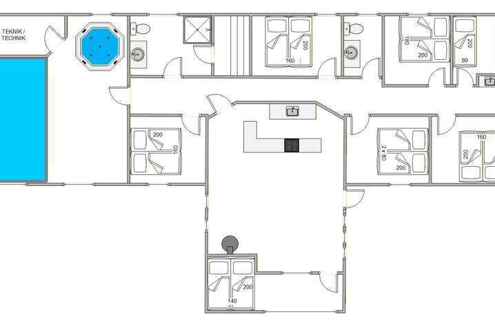 Holiday home 80166 at Vestervej 29B, Toftum, Rømø - Picture #5