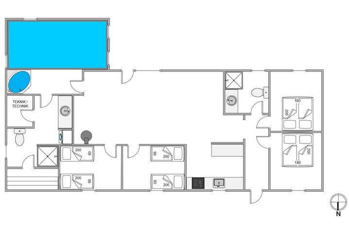 Sommerhus 80265 på Froidal 32, Toftum, Rømø - Billede #5