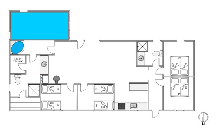 Sommerhus 80265 på Froidal 32, Toftum, Rømø - Billede #5