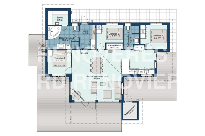 Sommerhus 80308 på C L Møllersvej 32, Toftum, Rømø - Billede #5