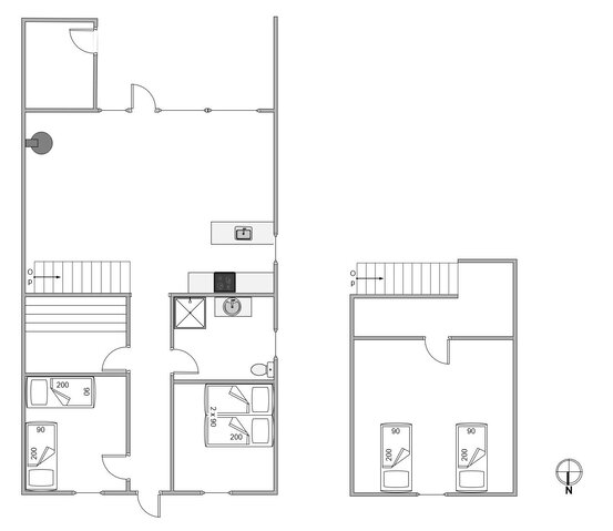 Sommerhus 80309 på Koubjerg 13, Toftum, Rømø - Billede #5