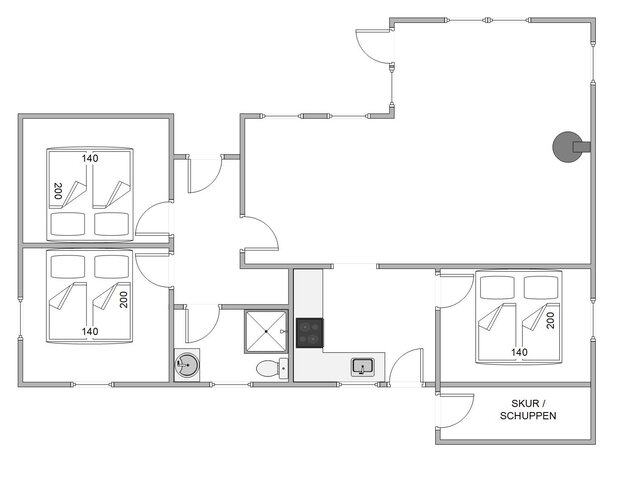 Ferienhaus 81042 in Trinnesvej 18, Bolilmark, Rømø - Bild #13