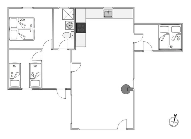 Sommerhus 81049 på Ringvejen 39, Bolilmark, Rømø - Billede #5