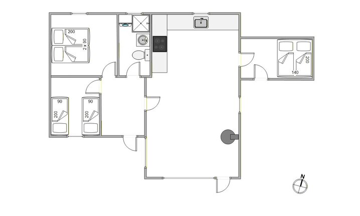 Ferienhaus 81049 in Ringvejen 39, Bolilmark, Rømø - Bild #5