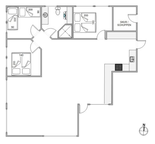 Sommerhus 81057 på Blåbærvej 21, Bolilmark, Rømø - Billede #5