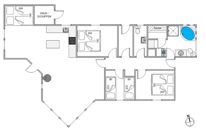 Ferienhaus 81062 in Ringvejen 33, Bolilmark, Rømø - Bild #13