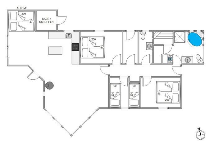 Ferienhaus 81062 in Ringvejen 33, Bolilmark, Rømø - Bild #13