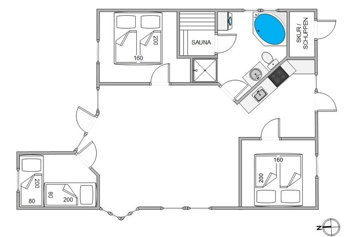 Sommerhus 81081 på Spurvevej 7, Bolilmark, Rømø - Billede #5