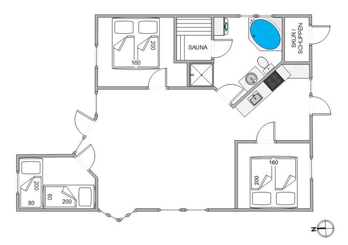 Sommerhus 81081 på Spurvevej 7, Bolilmark, Rømø - Billede #5