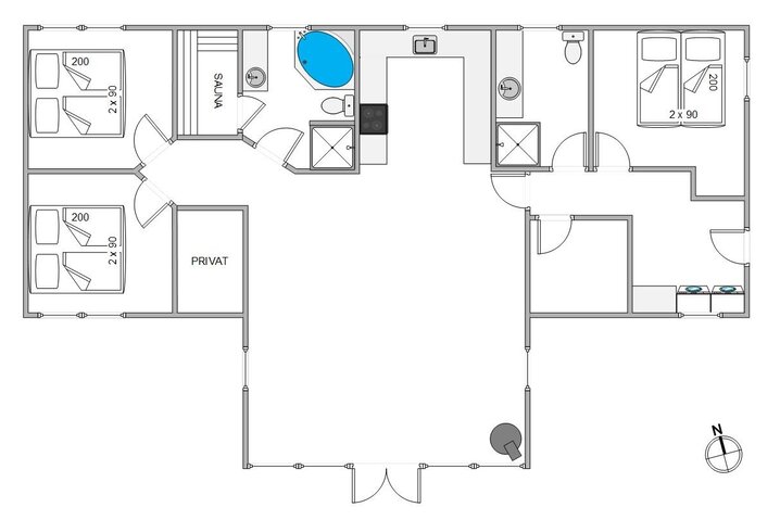 Sommerhus 81083 på Rævlingevej 5, Bolilmark, Rømø - Billede #5