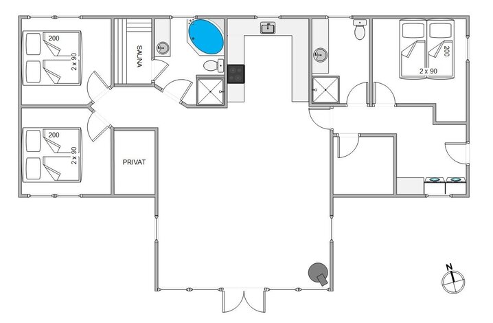 Ferienhaus 81083 in Rævlingevej 5, Bolilmark, Rømø - Bild #5