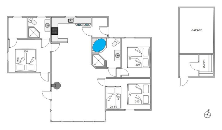 Sommerhus 81088 på Ringvejen 101, Bolilmark, Rømø - Billede #13