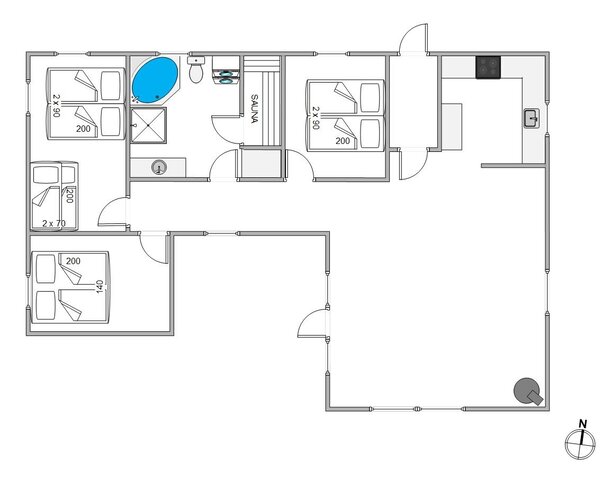 Ferienhaus 81090 in Ringvejen 122, Bolilmark, Rømø - Bild #5