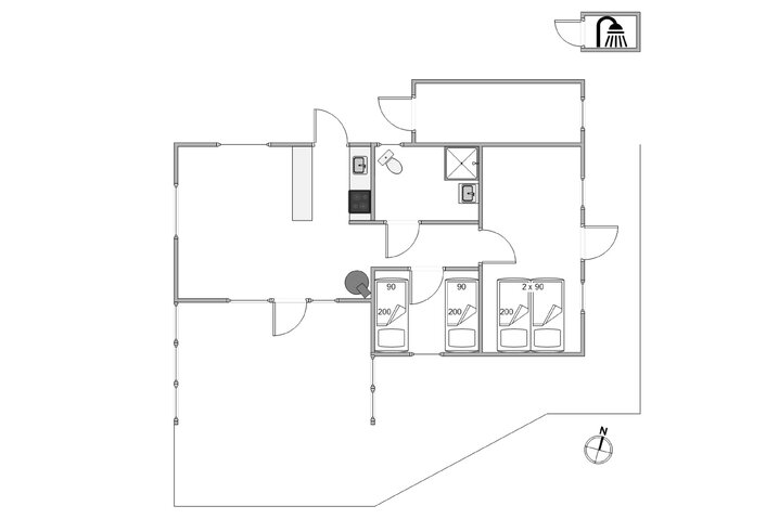 Ferienhaus 81097 in Fyrvej 5, Bolilmark, Rømø - Bild #13