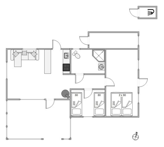 Sommerhus 81097 på Fyrvej 5, Bolilmark, Rømø - Billede #13